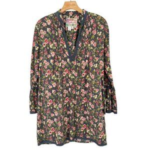 Buleria by Flamenco womens cotton stretch floral Dress size Medium Spain